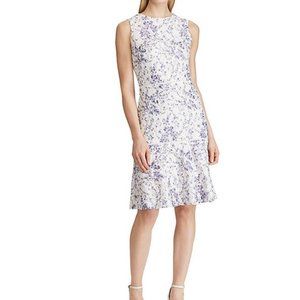 Ralph Lauren Floral Lace  Dress